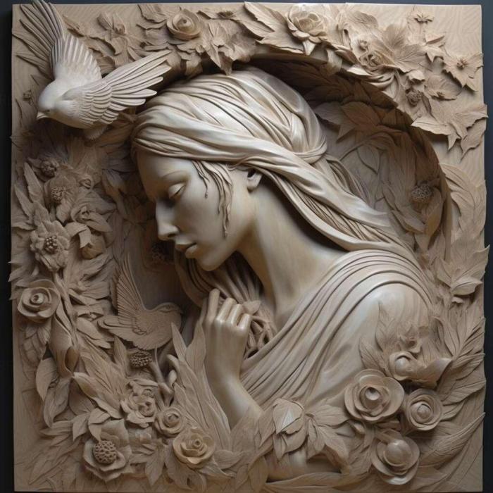 نموذج ثلاثي الأبعاد لآلة CNC 3D Art 